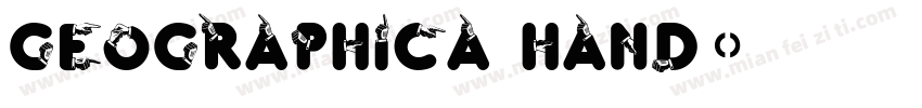 geographica hand字体转换